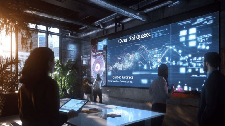 "Quebec Businesses Lead in Generative AI Adoption with Over 75% Usage, Outpacing National Average: KPMG Survey"