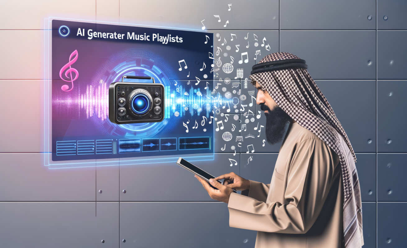 Using AI Generator Music Playlists