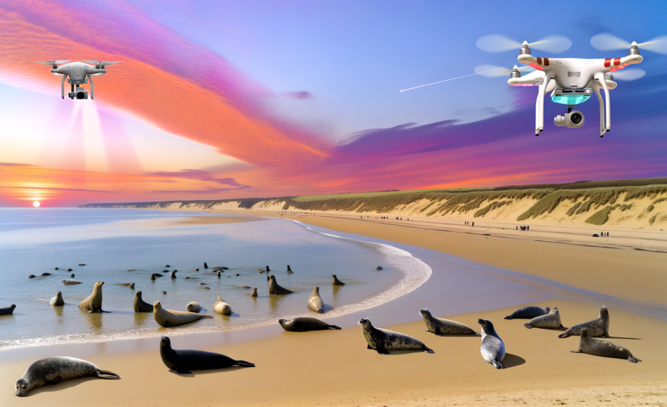Revolutionary Drones & AI Unite to Safeguard Norfolk Seals