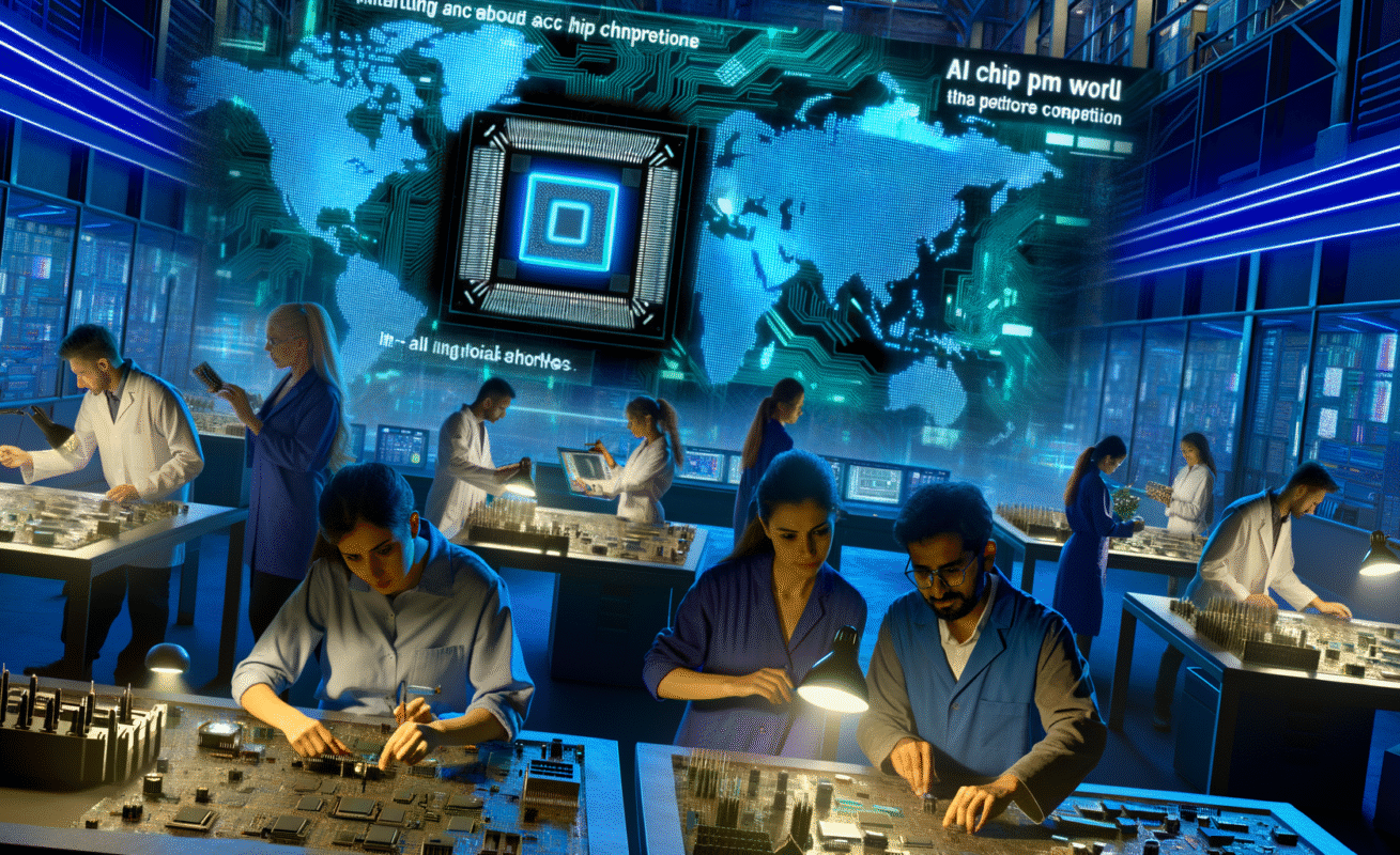 Tech Titans Surge in AI Chip Race Despite Global Shortages