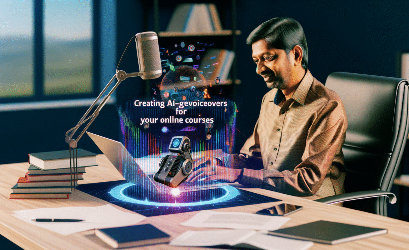 Creating AI-Generated Voiceovers for Your Online Courses