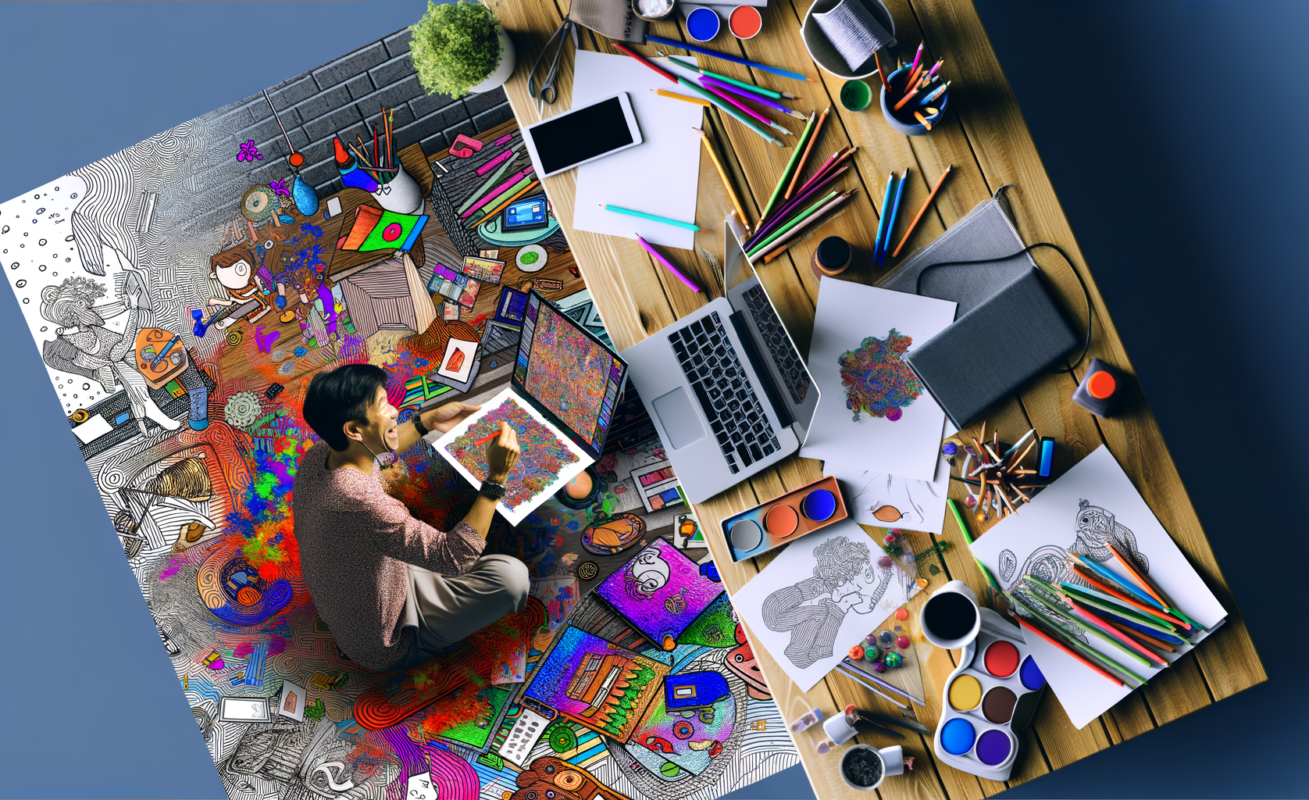 Creating AI-Generated Coloring Books and Activity Pages