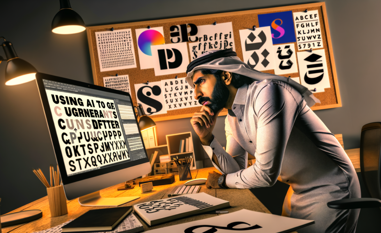 Using AI to Generate Custom Fonts and Typography