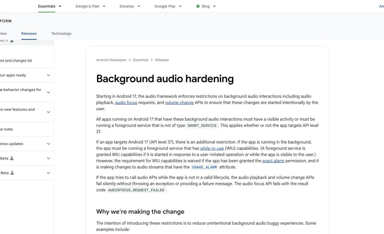 Android 17 Background Audio: Catch the Silent Failure Before Users Do