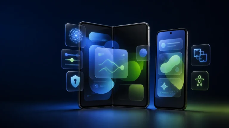 Android 17 mobile app development across foldable and standard smartphones