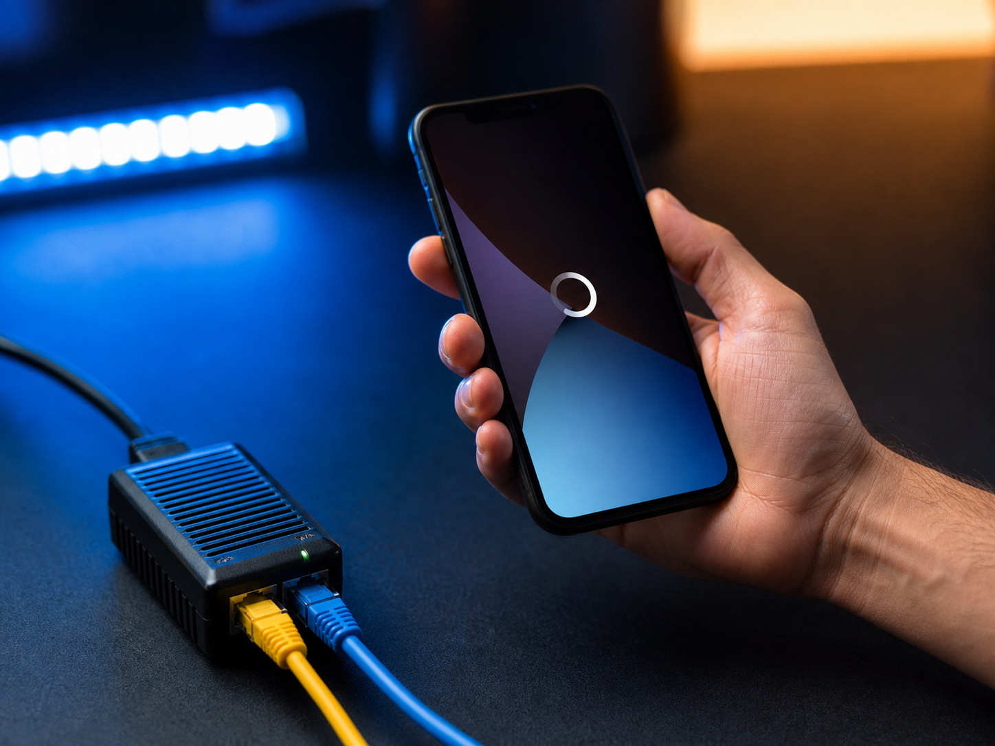 Speculation Rules API Prerender Until Script: Test the Middle Ground 2 Speculation Rules API prerender until script measured on a phone beside a physical network timing device