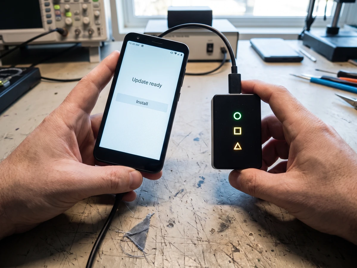 AndroidX Security State: mobile security technician comparing system module and kernel patch records for one phone