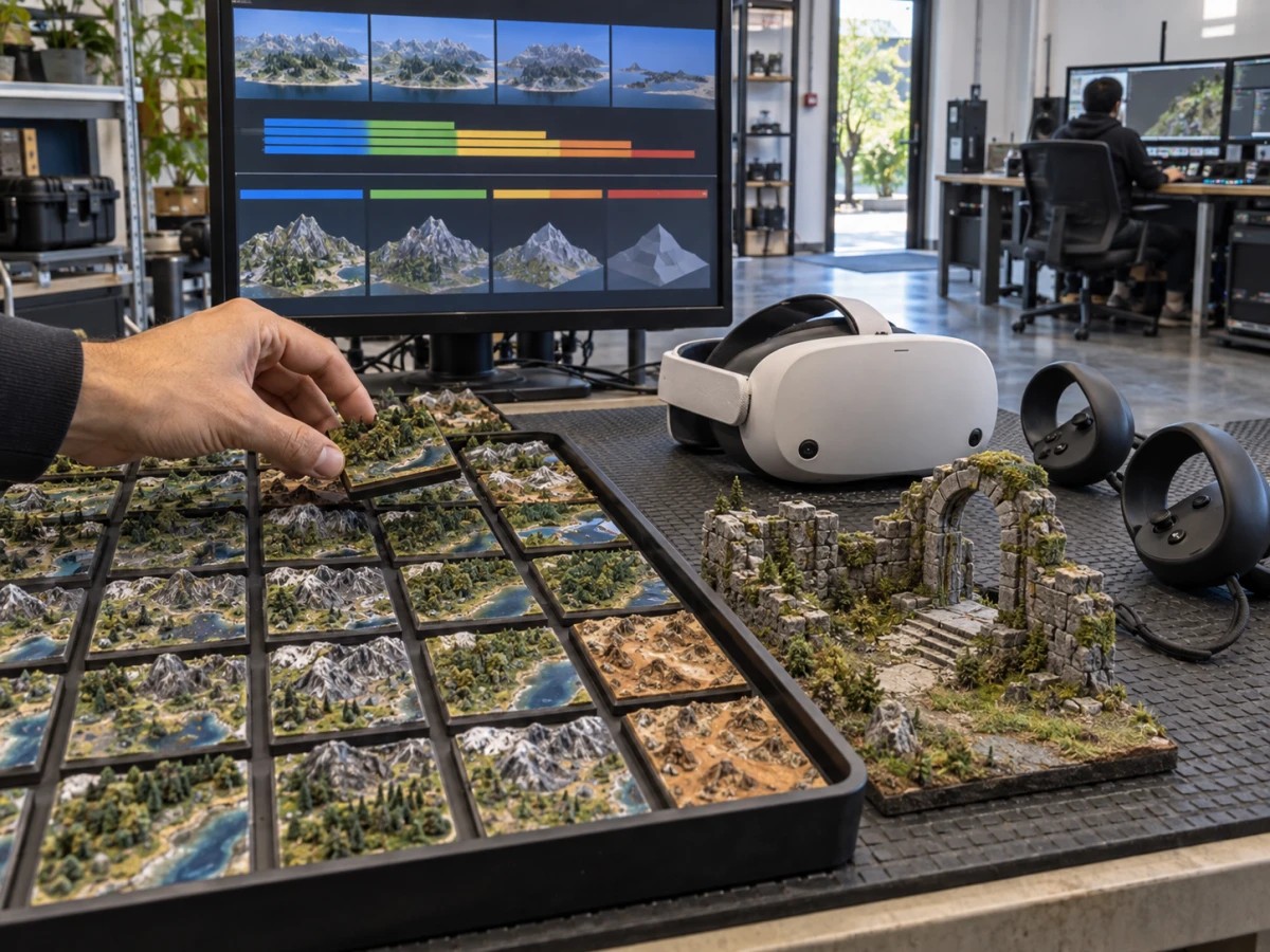 Unity ECS mobile VR optimization compared across world rendering and close interaction systems